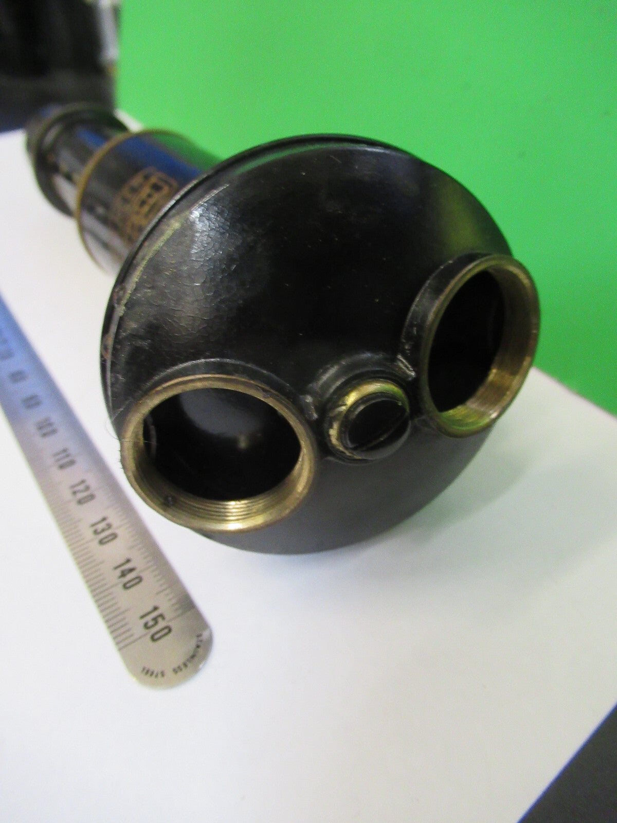Antique Spencer Lens Co. Tubus + Nosepiece Microscope Part Optics