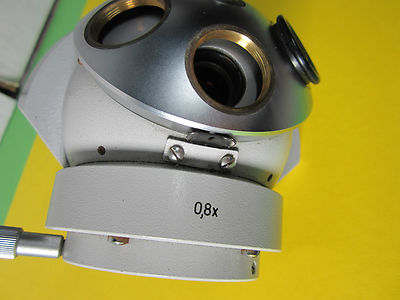 Microscope Part Carl Zeiss AG Germany 0.8x Turret Nosepiece Head Optics