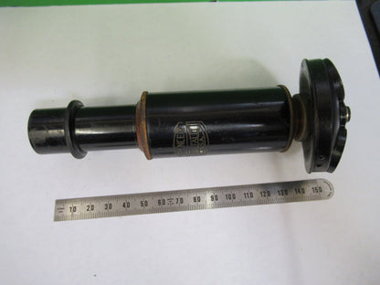 Antique Spencer Lens Co. Brass Tubus + Nosepiece Microscope Part