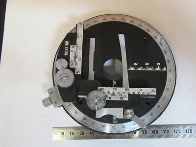 UNITRON JAPAN MPS-2 STAGE POLARIZER TABLE MICROSCOPE PART AS PICTURED &F1-A-48