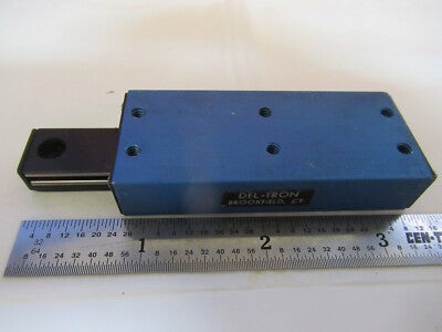 DEL-TRON LINEAR POSITIONING STAGE AS PICTURED &Q6-A-45