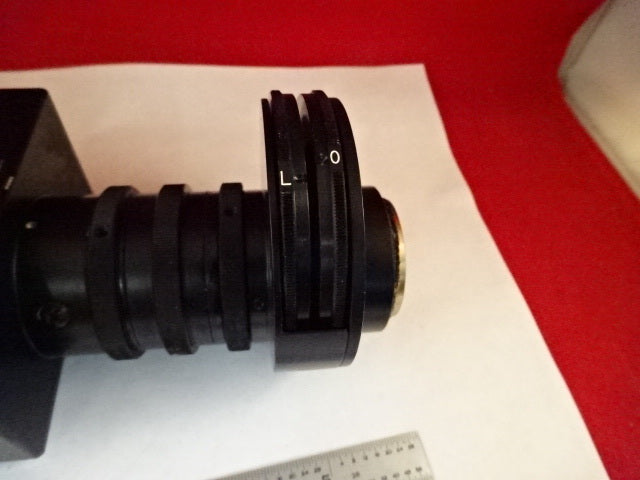 MICROSCOPE PART NIKON JAPAN METAPLAN VERTICAL ILLUMINATOR OPTICS  AS IS #N9-A-06