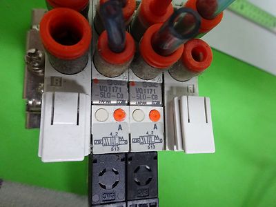 STEUERSYSTEME SMC PNEUMATISCHE VENTILE VQ1171 WIE BESEHEN BIN#72-71