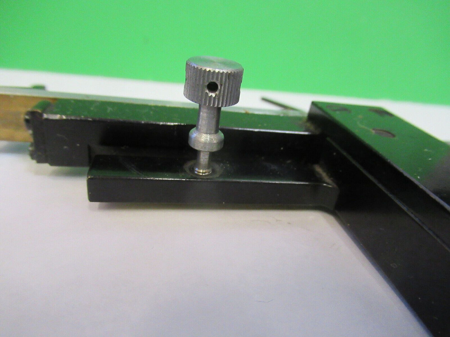 TIYODA JAPAN XY CLIPS STAGE MICROSCOPE PART AS PICTURED &S2-C-63