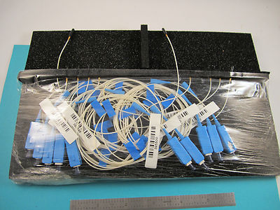 Radiall France Fiber Optics Cable Lot of 10 Pieces Pigtail Sc Glass Seal
