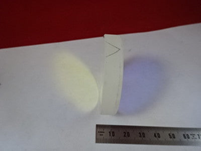 FUSED SILICA OPTICAL FLAT DICHROIC COATED FILTER OPTICS AS PICTURED #5-A-64