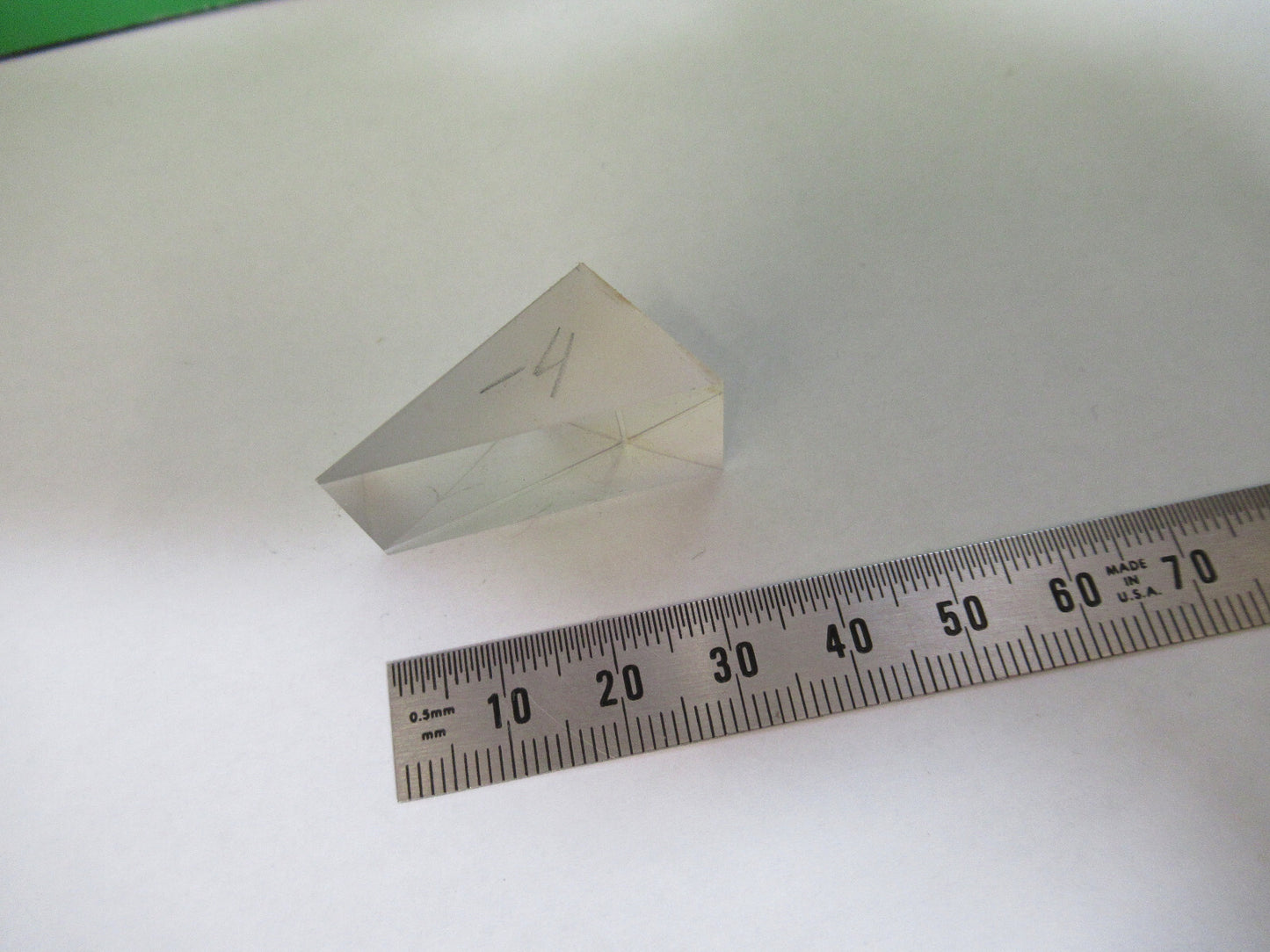 Bausch & Lomb Glass Prism Optics Microscope Optical Part