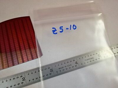SILICON WAFER SECTION WITH COMPONENTS PINK AS PICTURED FOR PARTS &Z5-10