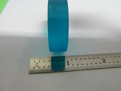 OPTICAL BLUE THICK FILTER MIL SPEC LASER OPTICS AS IS BIN#32-03