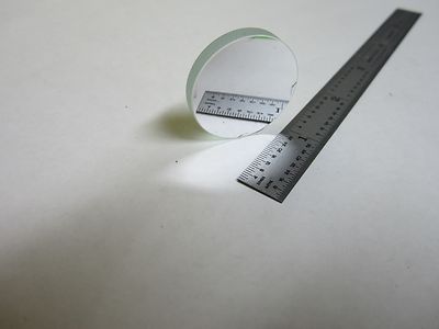 OPTICAL ROUND MIRROR FOR MICROSCOPE OLYMPUS STEREO OPTICS AS IS BIN#N8-81