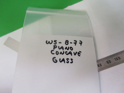 OPTICAL UNCOATED CONCAVE GLASS MIRROR BLANK OPTICS AS PICTURED &W5-B-77