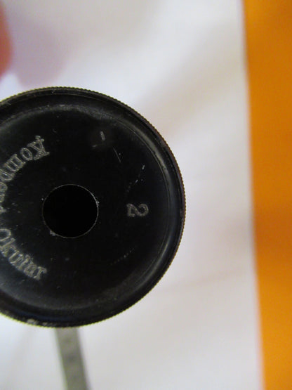 BAUSCH LOMB "2" KOMPENS EYEPIECE OKULAR MICROSCOPE PART AS PICTURED Y1-A-02