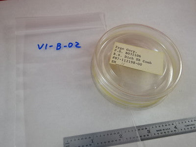 ZYGO DICHROIC SB COMB FLAT GLASS OPTICS AS PICTURED &V1-B-02