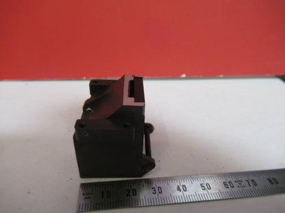 MEIJI JAPAN MOUNTED GLASS PRISM MICROSCOPE PART AS PICTURED X8-B-38