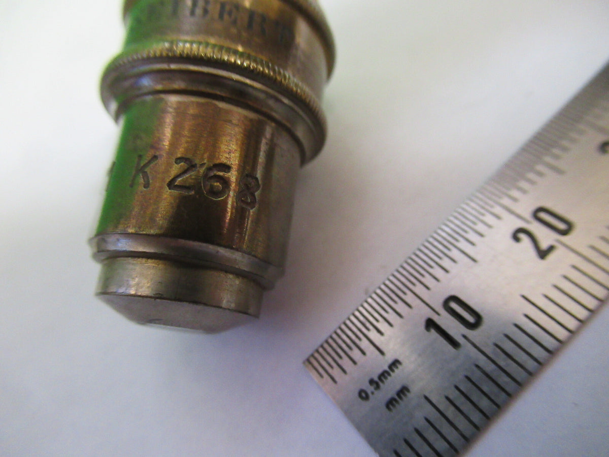ANTIQUE SEIBERT GERMANY OBJECTIVE RARE MICROSCOPE PART AS PICTURED R2-B-35