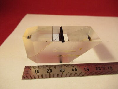Nikon Japan Glass Prism Head Microscope Part Optics