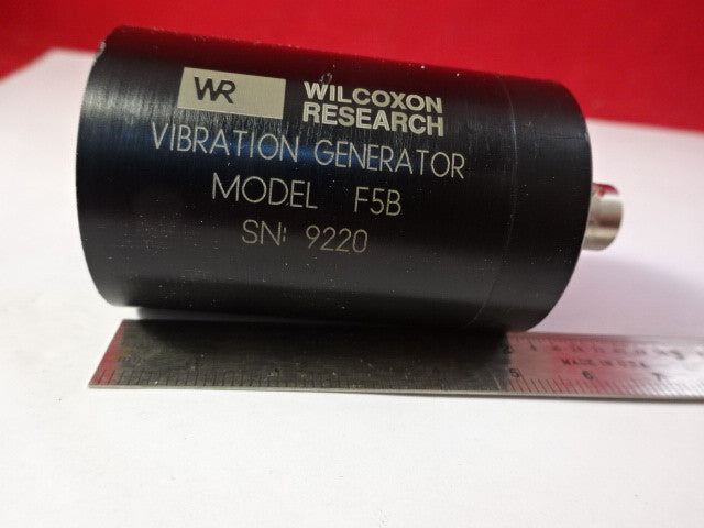 WILCOXON F5B HANDHELD SHAKER CALIBRATION SENSOR ACCELEROMETER AS IS #B8-A-02