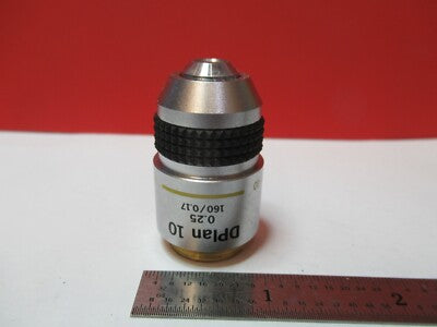 Olympus Japan 10X /160 Optics Objective Microscope Part