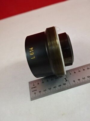MIKROSKOPTEIL OPTISCHES OBJEKTIV L614 LINSENOPTIK AS IS B#U8-F-21