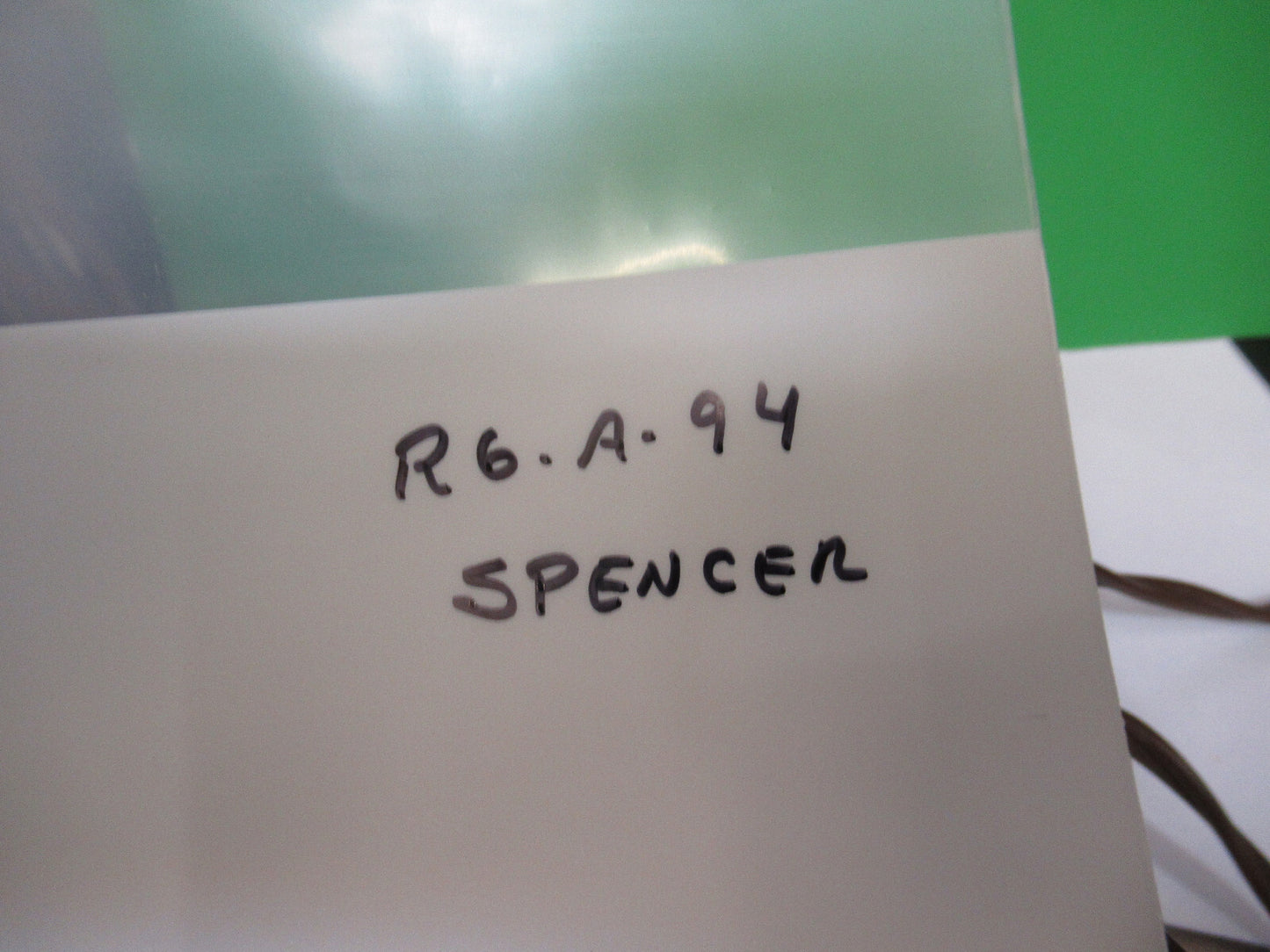 AO SPENCER VINTAGE LAMP ASSEMBLY ILLUMINATOR MICROSCOPE PART AS PICTURED R6-A-94