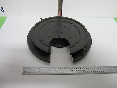 MICROSCOPE PART ROTARY STAGE  AS IS BIN#R2-44