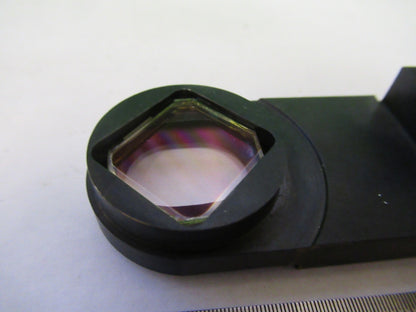 AUS JENA GERMANY DIC LENS MOUNTED POLARIZER MICROSCOPE PART AS PICTURED V8-B-06