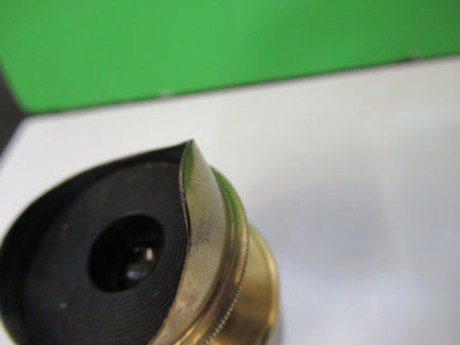 ANTIQUE BRASS OCULAR EYEPIECE LENS COLLINS LONDON UK MICROSCOPE PART X3-B-13