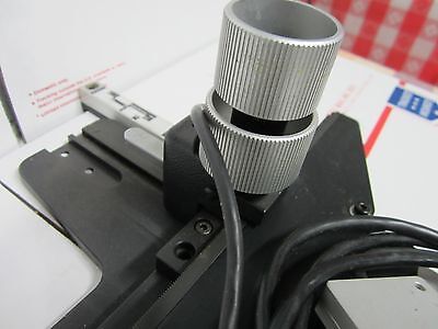 MICROSCOPE PART STAGE MICROMETER LEITZ LEICA ORTHOPLAN ERGOLUX  ETC. BIN#60-531