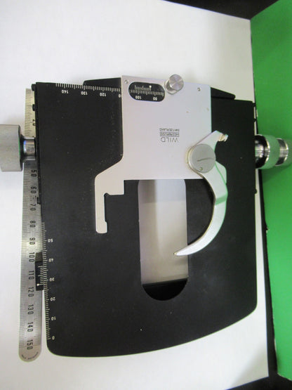 WILD M20 SWISS HEERBRUGG XY STAGE TABLE MICROSCOPE PART AS PICTURED T6-A-21