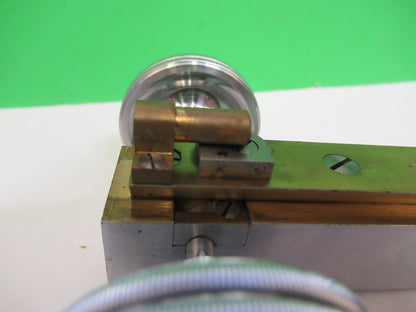 SEIBERT WETZLAR BRASS SET KNOBS MACRO MICROSCOPE PART AS PICTURED U9-A-14