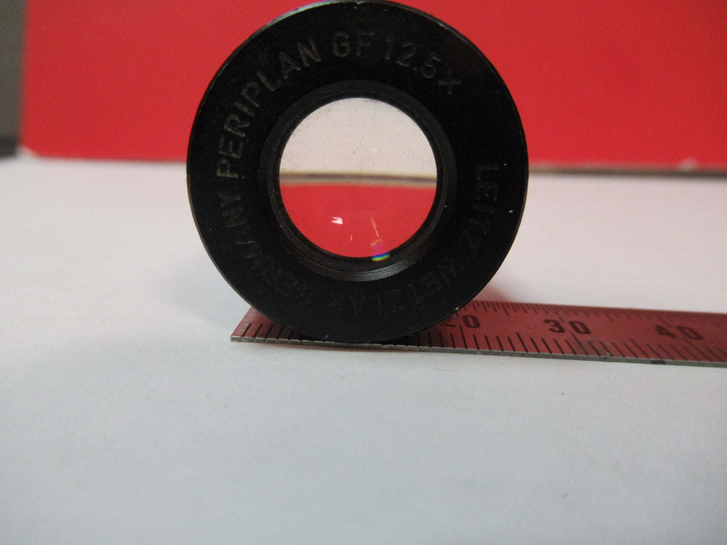 LEITZ WETZLAR GERMANY 12.5X GF EYEPIECE LENS MICROSCOPE PART AS PICTURED V7-A-81
