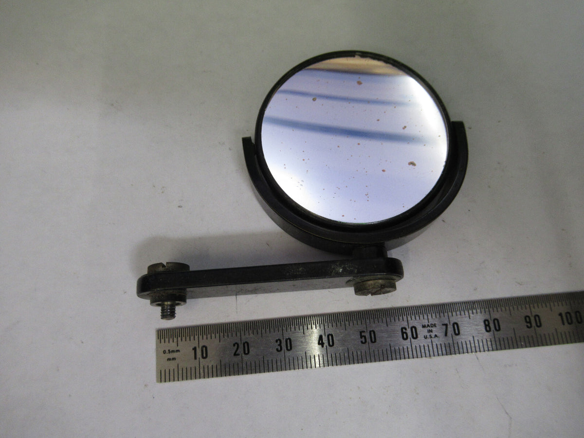 ANTIQUE BAUSCH LOMB MIRROR ASSEMBLY MICROSCOPE PART AS PICTURED X2-A-64