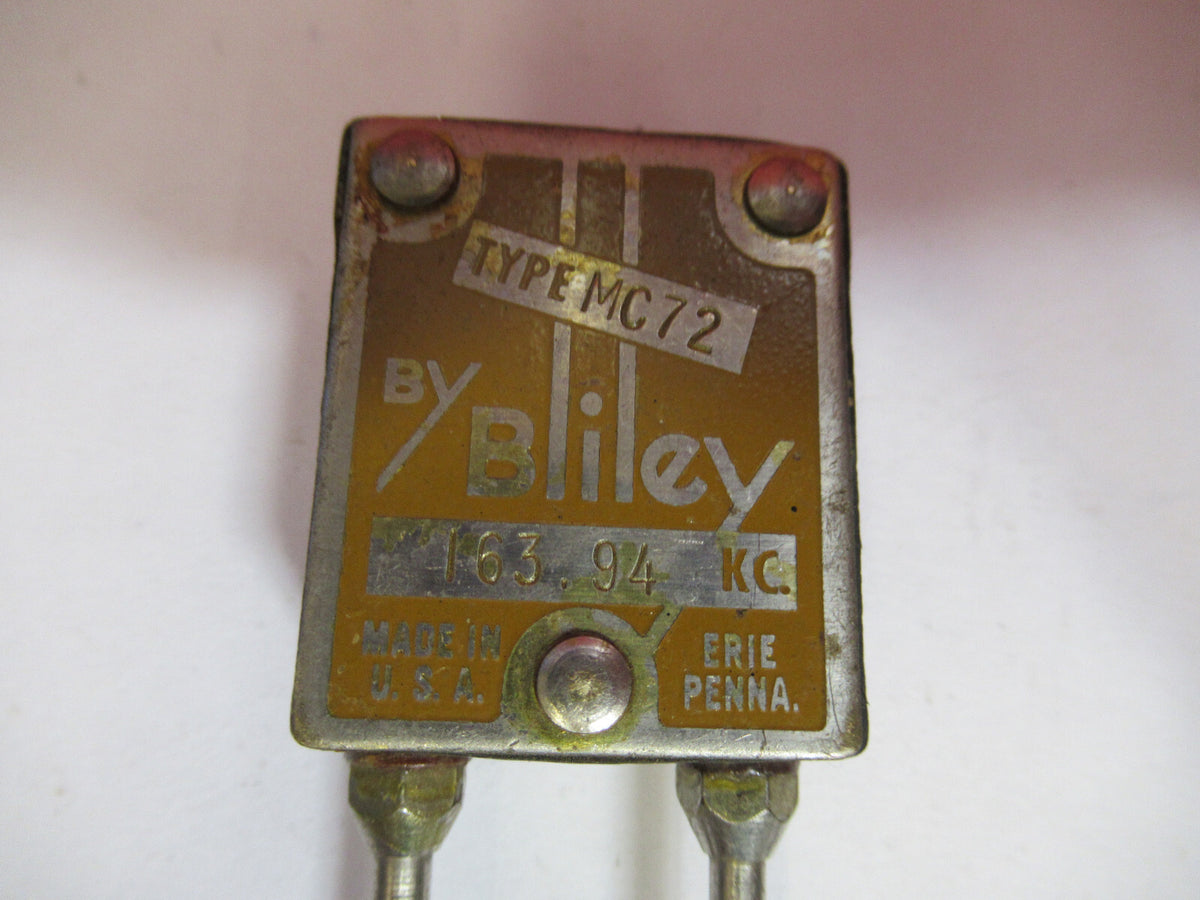 Bliley Electric Co. Quartz Crystal Antique Frequency Control Radio