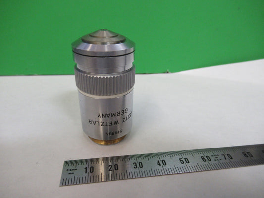 Ernst Leitz Germany Objective Ef 100X /160 Microscope Part Optics
