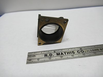 Antique Vintage Bausch & Lomb Mounted Prism Microscope Optics