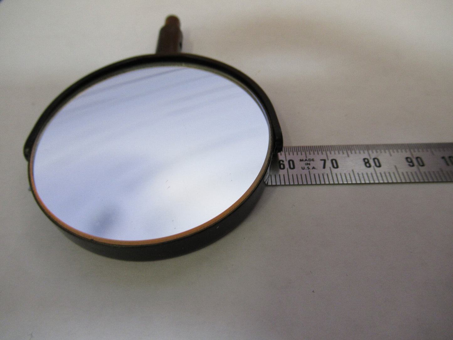 BAUSCH LOMB MIRROR ANTIQUE OPTICS MICROSCOPE PART AS PICTURED Y3-A-104
