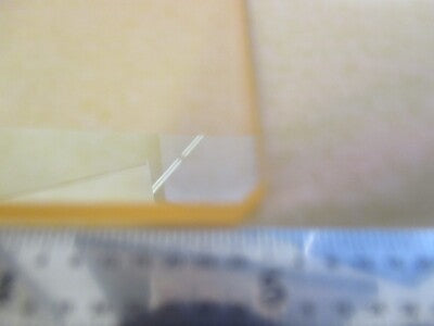 OPTICAL COHERENT COATED FLAT PLATE RARE GLASS OPTICS AS PICTURED &FT-6-130