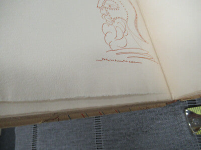 Antique Book Lysistrata 1934 Pablo Picasso Signed with Six Original Etchings