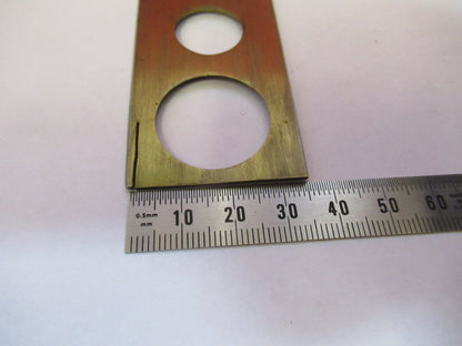 Antique Brass Beck London Rare Lens Slide Microscope Part