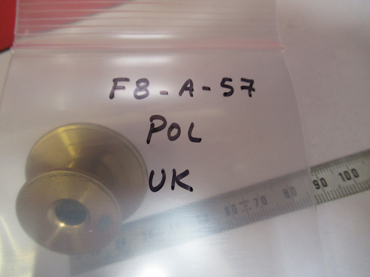 ANTIQUE BRASS UK CONDENSER BECK POLARIZER POL MICROSCOPE AS PICTURED &F8-A-57