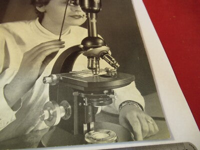 Vintage Carl Zeiss AG Germany Manual Catalog Microscope Part