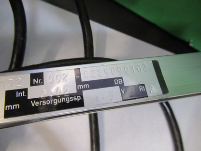 RSF GERMANY POSITIONING SENSOR STAGE MICROSCOPE PART AS PICTURED V8-B-35