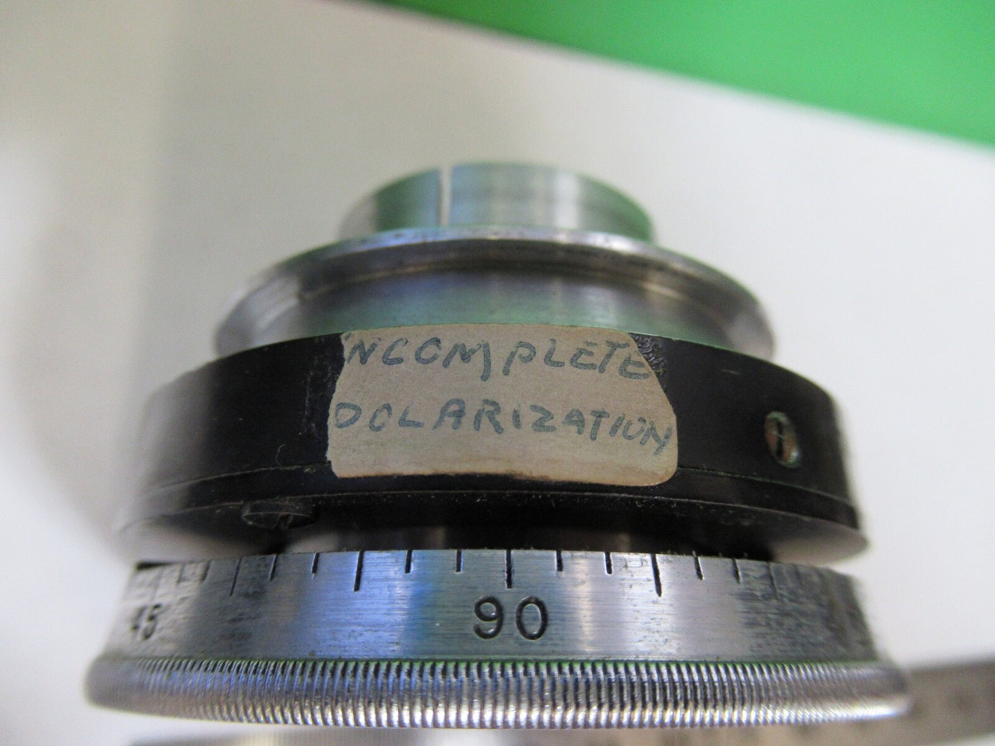 ANTIQUE BAUSCH LOMB POL CONDENSER POLARIZER MICROSCOPE PART AS PICTURED Z7-FT-96