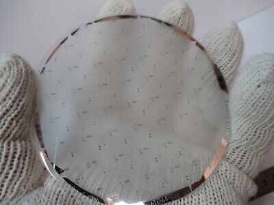 SAPPHIRE WAFER SINGLE CRYSTAL PLATINUM COATED with DEVICES AS PICTURED &7B-B-148