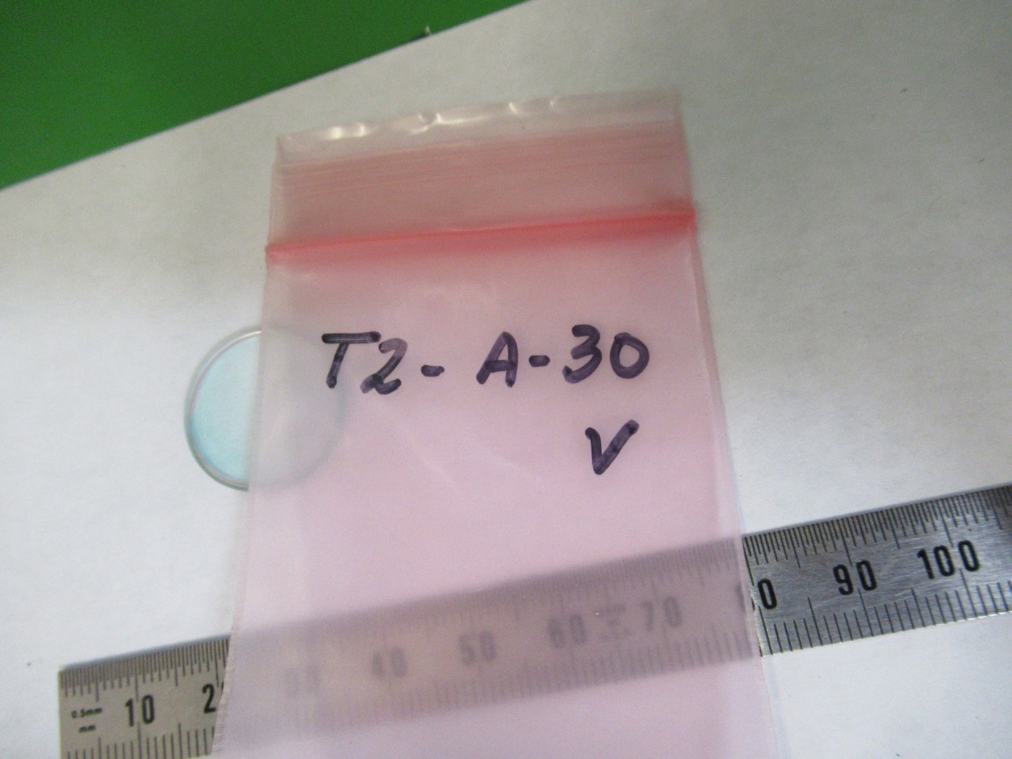 OLYMPUS JAPAN HEAT ABSORB FILTER OPTICS MICROSCOPE PART AS PICTURED T2-A-30