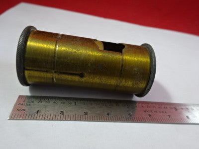 Antique Brass Portable Seeds Microscope Vintage Part AS IS