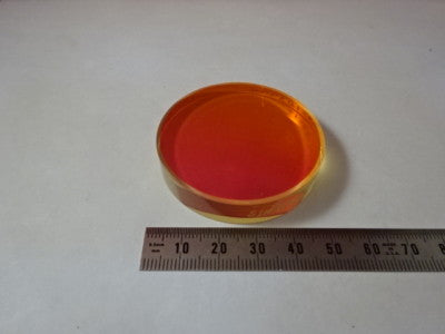 OPTICAL FLAT ZERODUR 50mm DIA DICHROIC MIRROR 1/10 wave LASER OPTICS &6-A-44