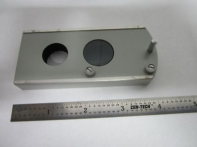 MICROSCOPE PART POLARIZER AUS JENA GERMANY OPTICS AS IS BIN#M3-95