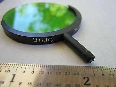 MICROSCOPE LIGHT FILTER LEITZ ZEISS GREEN PANCHROM