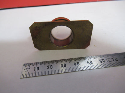 Antique Brass Compressorium Stage London Microscope Part